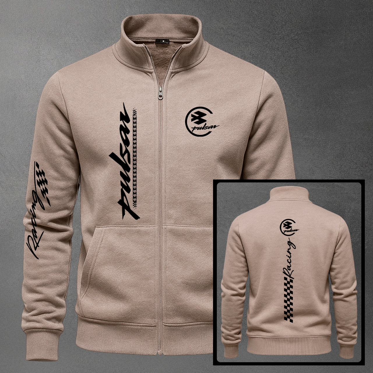 Gray helmet for bikers