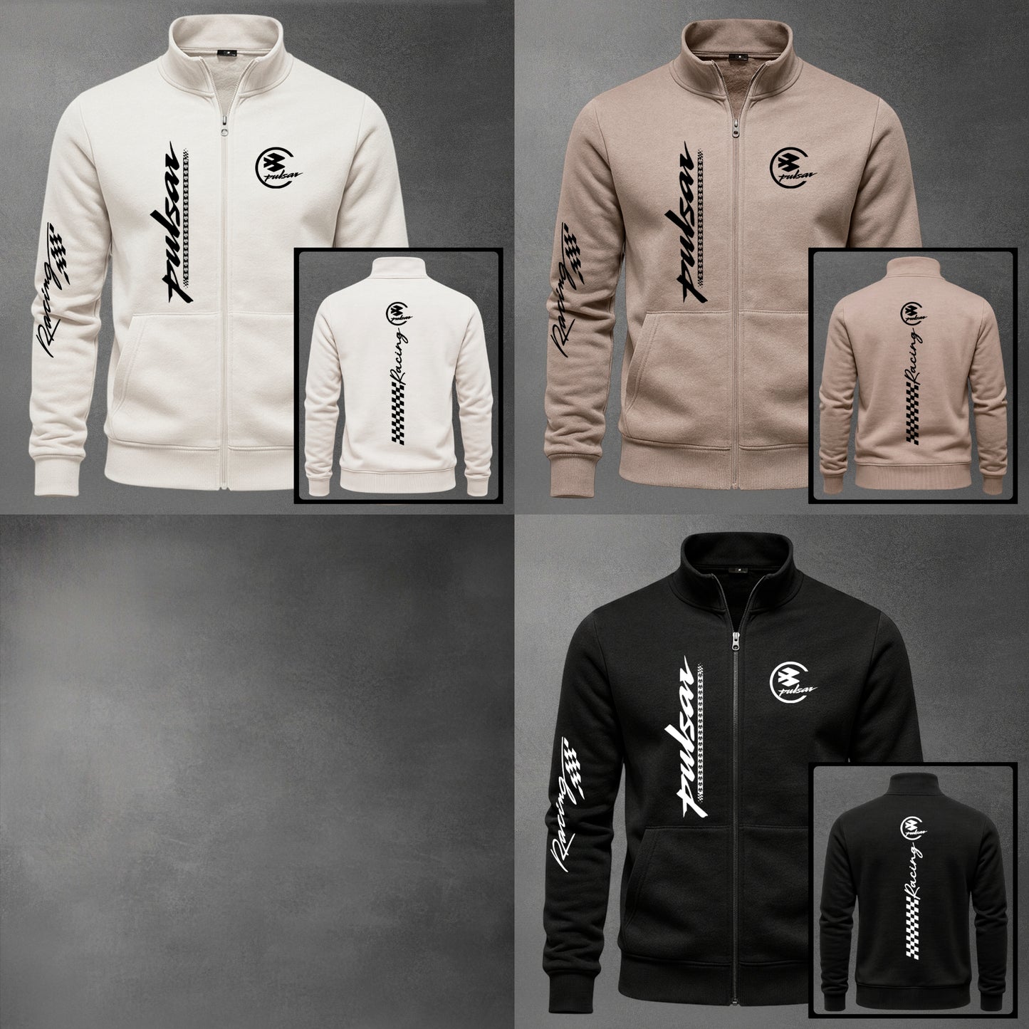 BUZOS CUELLO ALTO MOTO PULSAR ESTAMPADO