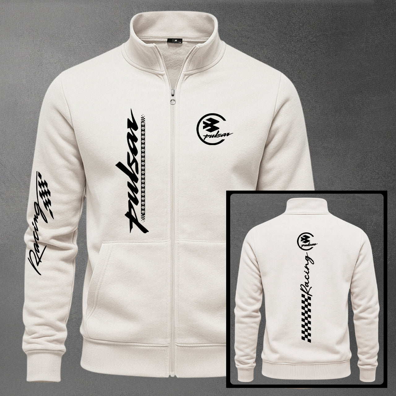 BUZOS CUELLO ALTO MOTO PULSAR ESTAMPADO