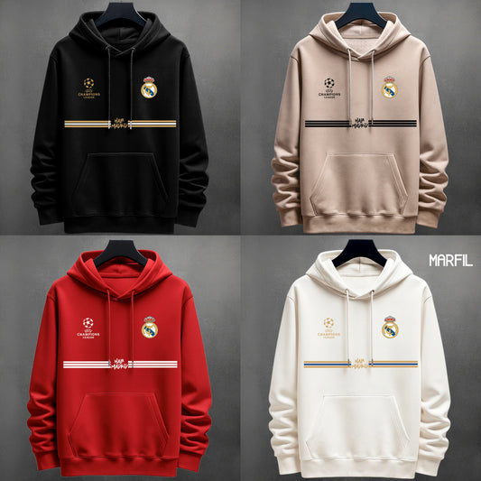 BUZO REAL MADRID - LOGOS BORDADOS